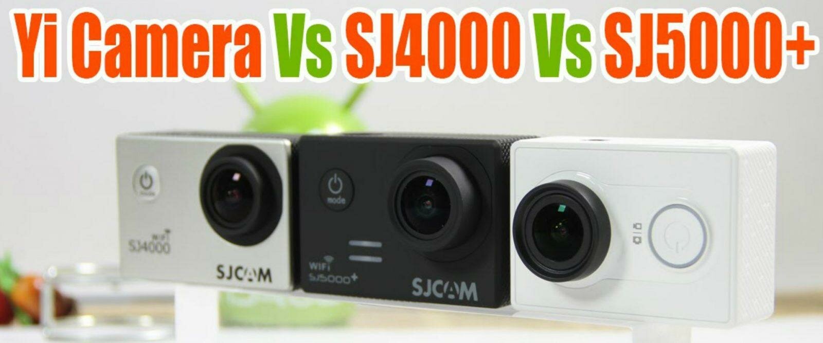 Сравнение камер SJ4000 VS Xiaomi Yi VS SJ5000 Plus